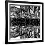 Double Sided Series - Times Square Urban Scene by Night - Manhattan - New York-Philippe Hugonnard-Framed Photographic Print