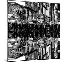 Double Sided Series - Times Square Urban Scene by Night - Manhattan - New York-Philippe Hugonnard-Mounted Photographic Print