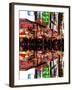 Double Sided Series - Times Square Urban Scene by Night - Manhattan - New York-Philippe Hugonnard-Framed Photographic Print