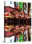 Double Sided Series - Times Square Urban Scene by Night - Manhattan - New York-Philippe Hugonnard-Stretched Canvas