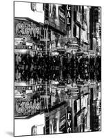 Double Sided Series - Times Square Urban Scene by Night - Manhattan - New York-Philippe Hugonnard-Mounted Photographic Print