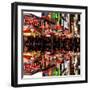 Double Sided Series - Times Square Urban Scene by Night - Manhattan - New York-Philippe Hugonnard-Framed Photographic Print