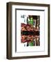 Double Sided Series - Times Square Urban Scene by Night - Manhattan - New York-Philippe Hugonnard-Framed Art Print