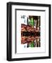 Double Sided Series - Times Square Urban Scene by Night - Manhattan - New York-Philippe Hugonnard-Framed Art Print