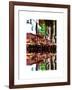 Double Sided Series - Times Square Urban Scene by Night - Manhattan - New York-Philippe Hugonnard-Framed Art Print