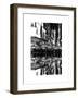 Double Sided Series - Times Square Urban Scene by Night - Manhattan - New York-Philippe Hugonnard-Framed Art Print