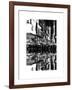 Double Sided Series - Times Square Urban Scene by Night - Manhattan - New York-Philippe Hugonnard-Framed Art Print