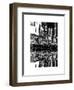 Double Sided Series - Times Square Urban Scene by Night - Manhattan - New York-Philippe Hugonnard-Framed Art Print