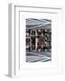 Double Sided Series - Urban Scene in Broadway - NYC Crosswalk - Manhattan - New York City-Philippe Hugonnard-Framed Art Print