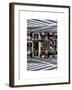 Double Sided Series - Urban Scene in Broadway - NYC Crosswalk - Manhattan - New York City-Philippe Hugonnard-Framed Art Print