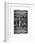 Double Sided Series - Urban Scene in Broadway - NYC Crosswalk - Manhattan - New York City-Philippe Hugonnard-Framed Art Print