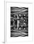 Double Sided Series - Urban Scene in Broadway - NYC Crosswalk - Manhattan - New York City-Philippe Hugonnard-Framed Art Print