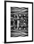 Double Sided Series - Urban Scene in Broadway - NYC Crosswalk - Manhattan - New York City-Philippe Hugonnard-Framed Art Print