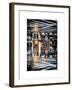 Double Sided Series - Urban Scene in Broadway - NYC Crosswalk - Manhattan - New York City-Philippe Hugonnard-Framed Art Print