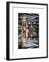 Double Sided Series - Urban Scene in Broadway - NYC Crosswalk - Manhattan - New York City-Philippe Hugonnard-Framed Art Print