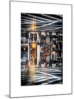 Double Sided Series - Urban Scene in Broadway - NYC Crosswalk - Manhattan - New York City-Philippe Hugonnard-Mounted Art Print