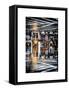 Double Sided Series - Urban Scene in Broadway - NYC Crosswalk - Manhattan - New York City-Philippe Hugonnard-Framed Stretched Canvas