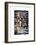 Double Sided Series - Urban Scene in Broadway - NYC Crosswalk - Manhattan - New York City-Philippe Hugonnard-Framed Art Print