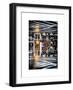 Double Sided Series - Urban Scene in Broadway - NYC Crosswalk - Manhattan - New York City-Philippe Hugonnard-Framed Art Print