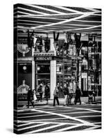 Double Sided Series - Urban Scene in Broadway - NYC Crosswalk - Manhattan - New York-Philippe Hugonnard-Stretched Canvas