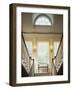 Double Staircase in Upscale Home-null-Framed Photographic Print