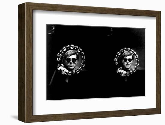 Double Tambourine, circa 1966-Andy Warhol/ Nat Finkelstein-Framed Giclee Print