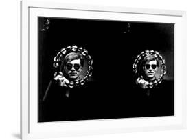 Double Tambourine, circa 1966-Andy Warhol/ Nat Finkelstein-Framed Giclee Print