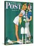 "Double Trouble for Willie Gillis" Saturday Evening Post Cover, September 5,1942-Norman Rockwell-Stretched Canvas