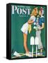 "Double Trouble for Willie Gillis" Saturday Evening Post Cover, September 5,1942-Norman Rockwell-Framed Stretched Canvas