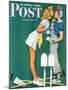 "Double Trouble for Willie Gillis" Saturday Evening Post Cover, September 5,1942-Norman Rockwell-Mounted Giclee Print