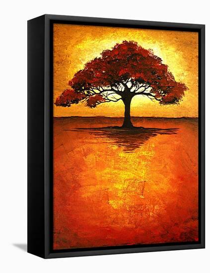 Double Trouble II-Megan Aroon Duncanson-Framed Stretched Canvas