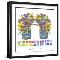 Double Vase-Lisa Katharina-Framed Giclee Print