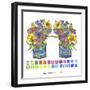 Double Vase-Lisa Katharina-Framed Giclee Print