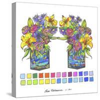 Double Vase-Lisa Katharina-Stretched Canvas