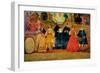 Double Wedding Between Two Inca Women and Two Spaniards in 1558, circa 1750-null-Framed Giclee Print