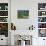 Double White Fence Flows from an Elegant Horse Barn, Woodford County, Kentucky, USA-Dennis Flaherty-Mounted Photographic Print displayed on a wall