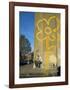 Double Yellow Lines Flower-Banksy-Framed Giclee Print