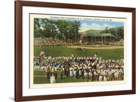 Doubleday Field, Cooperstown, New York-null-Framed Art Print