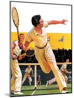 "Doubles Tennis Match,"September 5, 1936-Maurice Bower-Mounted Giclee Print