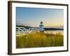 Doubling Point Light, Maine, New England, United States of America, North America-Alan Copson-Framed Photographic Print