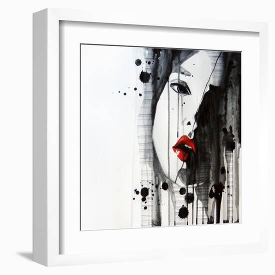 Doubt-null-Framed Art Print