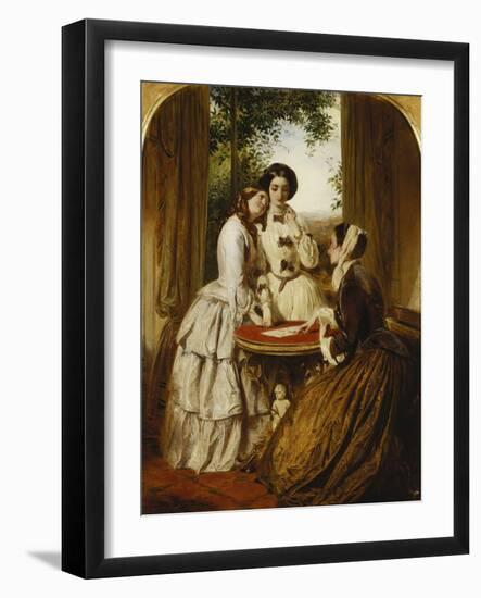 Doubtful Fortune - We Knnow We're Cheated, Yet Would Fain Believe-Abraham Solomon-Framed Giclee Print