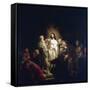 Doubting Thomas, 1634-Rembrandt van Rijn-Framed Stretched Canvas