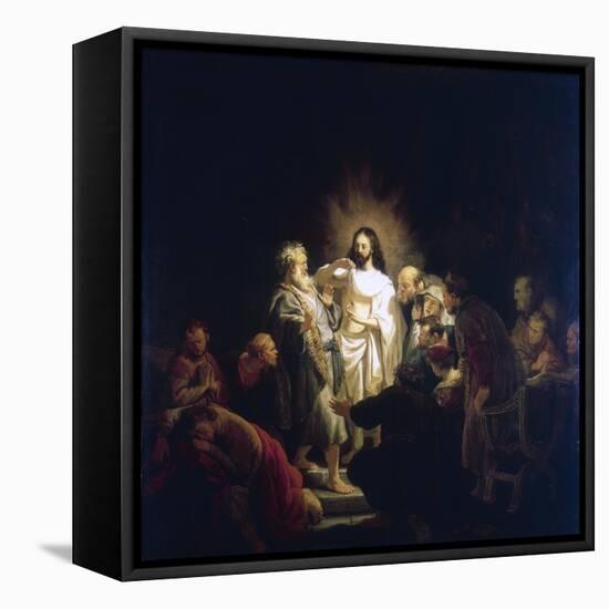 Doubting Thomas, 1634-Rembrandt van Rijn-Framed Stretched Canvas