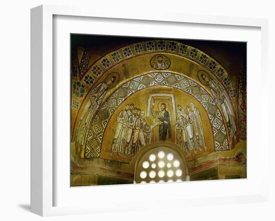 Doubting Thomas, Mosaic in the Narthex, 11th CE-null-Framed Giclee Print