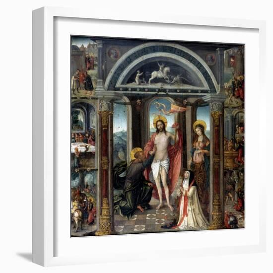 Doubting Thomas Putting His Hand into Christ's Wounds-null-Framed Giclee Print