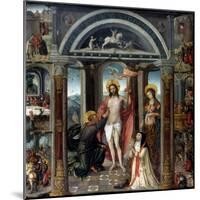 Doubting Thomas Putting His Hand into Christ's Wounds-null-Mounted Giclee Print