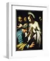 Doubting Thomas-Bernardo Strozzi-Framed Giclee Print