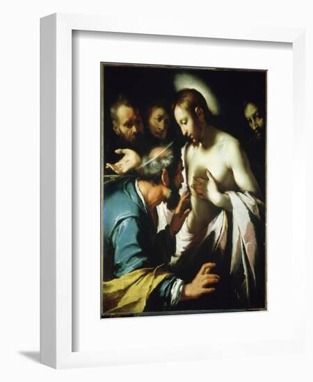 Doubting Thomas-Bernardo Strozzi-Framed Giclee Print