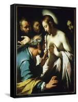 Doubting Thomas-Bernardo Strozzi-Framed Stretched Canvas